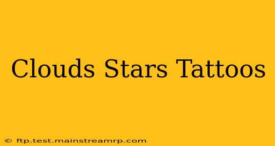Clouds Stars Tattoos