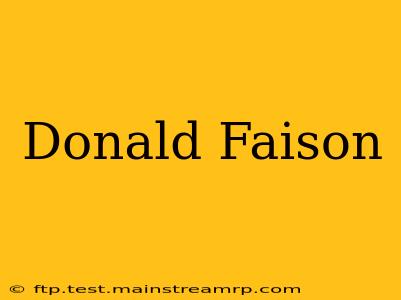 Donald Faison