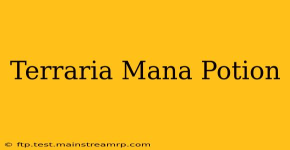 Terraria Mana Potion